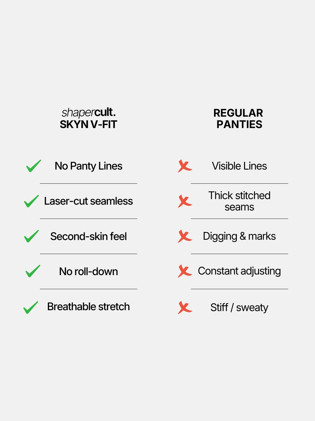 Skyn V-Fit Seamless Panty