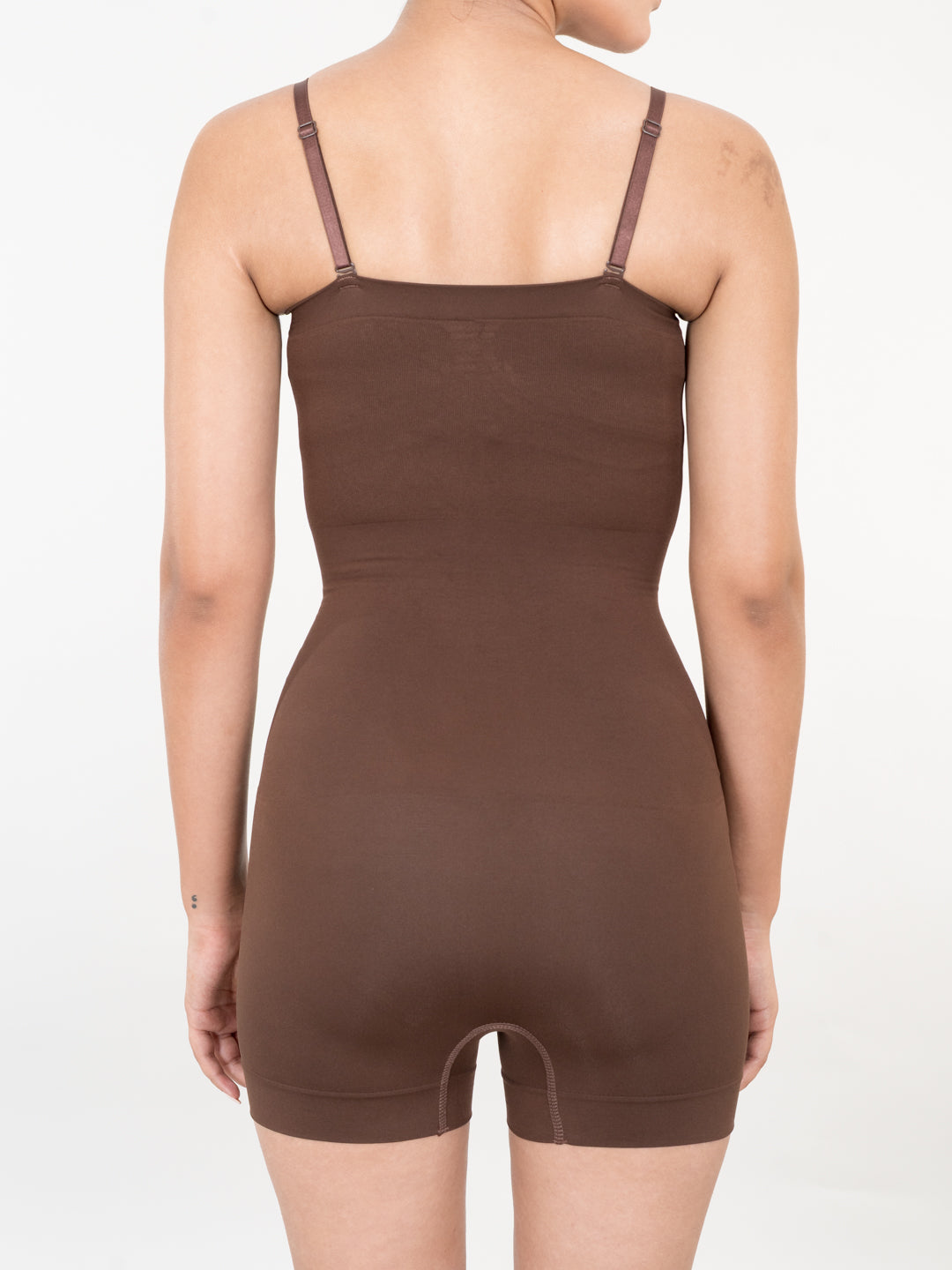 Strapless Mid Thigh Bodysuit  - Body Shaper