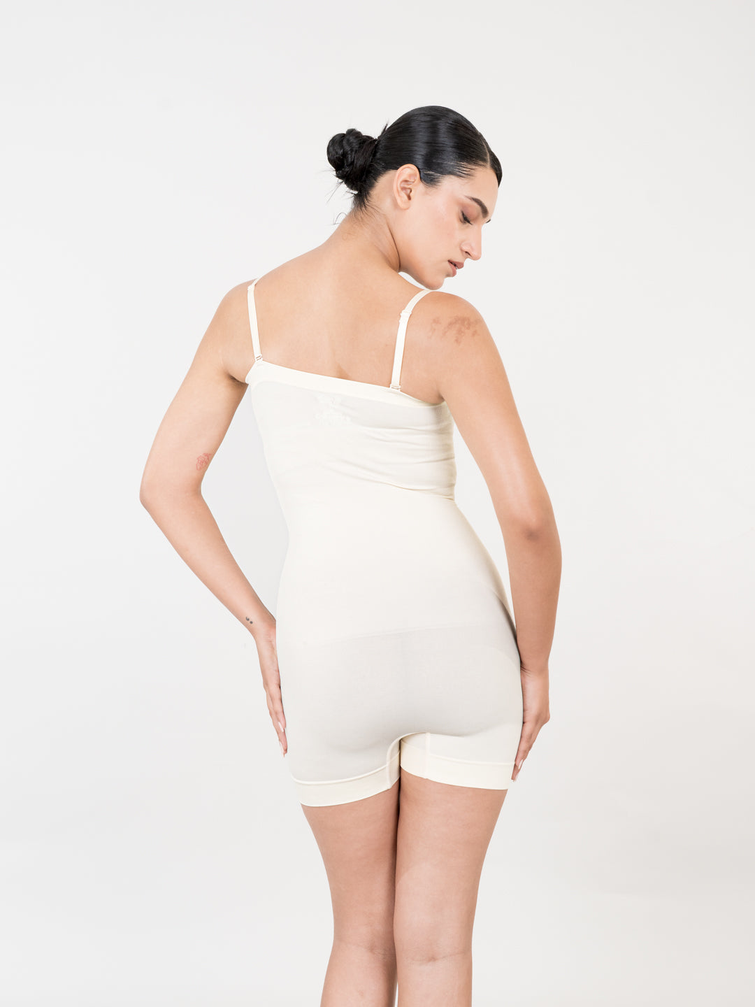 Strapless Mid Thigh Bodysuit  - Body Shaper