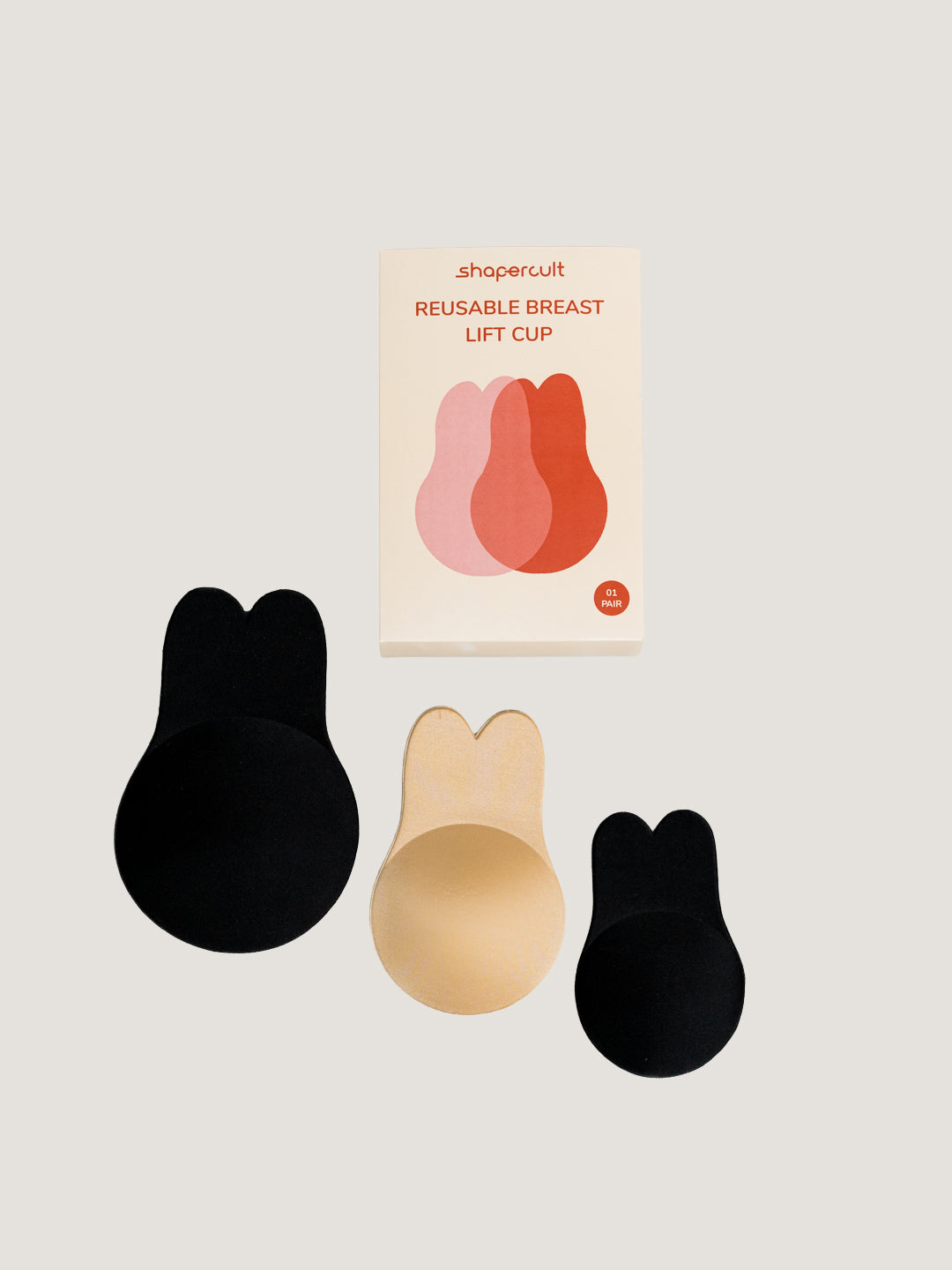 Reusable Breast Lift Cup Rabbit Shaped (Buy 1 Get 1 Free)